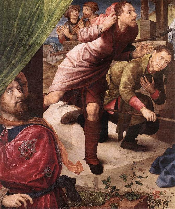 GOES, Hugo van der Adoration of the Shepherds (detail) sf china oil painting image